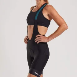 Womens Recon Cycle Bib - Coal Black