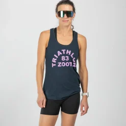 Women's Triathlon Arch Racerback Tank - Midnight Navy