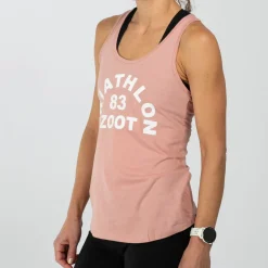 Women's Triathlon Arch Racerback Tank - Desert Pink