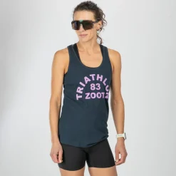 Women's Triathlon Arch Racerback Tank - Midnight Navy