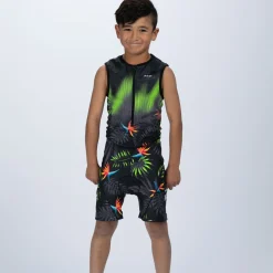Youth Ltd Tri Protégé Racesuit - Tropical Magic Green