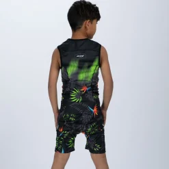 Youth Ltd Tri Protégé Racesuit - Tropical Magic Green