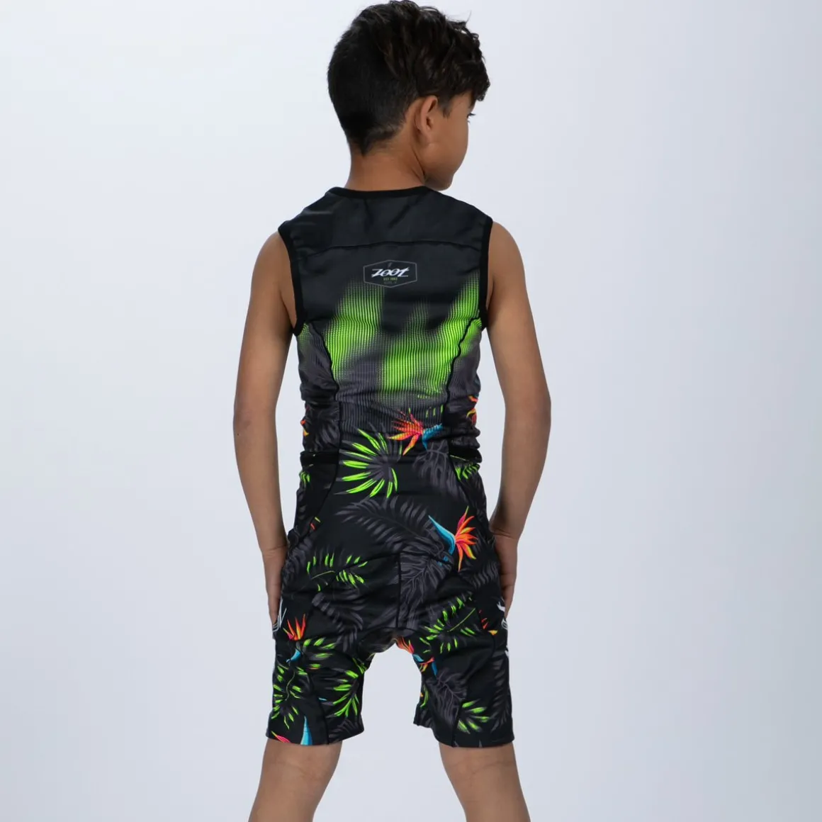 Youth Ltd Tri Protégé Racesuit - Tropical Magic Green