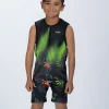 Youth Ltd Tri Protégé Short - Tropical Magic Green