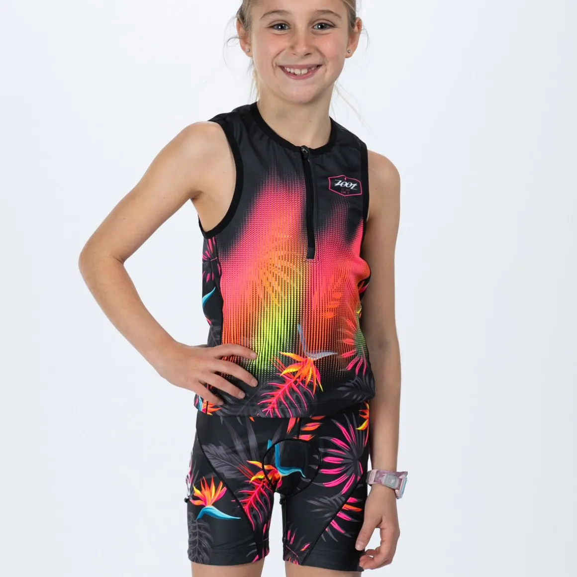 Youth Ltd Tri Protégé Short - Tropical Magic Pink
