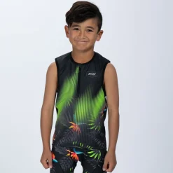 Youth Ltd Tri Protégé Tank - Tropical Magic Green
