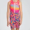 Youth Protégé Ltd Tri Racesuit - Club Aloha Pink