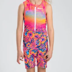 Youth Protégé Ltd Tri Racesuit - Club Aloha Pink