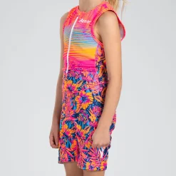 Youth Protégé Ltd Tri Racesuit - Club Aloha Pink